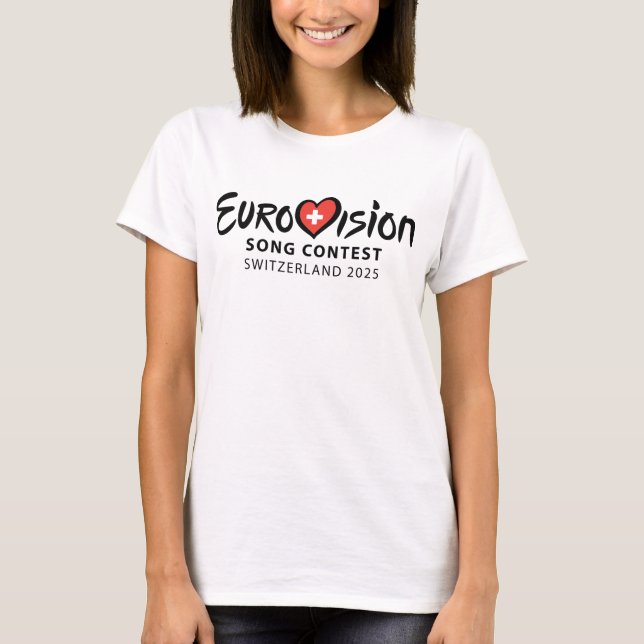 Camiseta eurovisionswis2025 (Anverso)