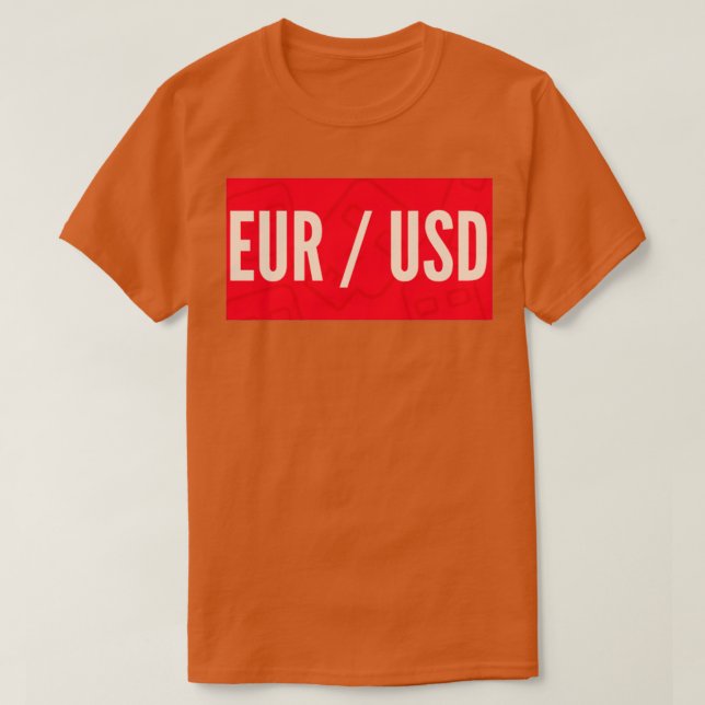 CAMISETA EURUSD (Diseño del anverso)