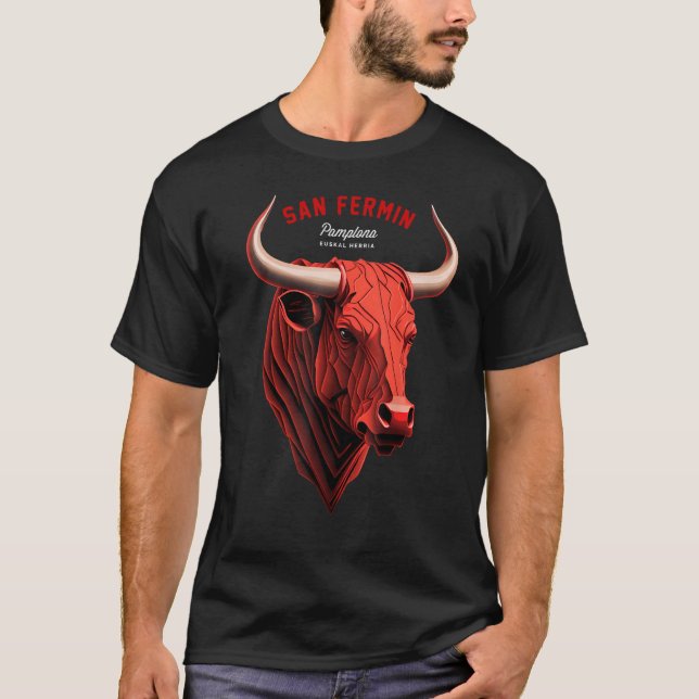 Camiseta Euskal de San Fermín Pamplona Navarra (Anverso)