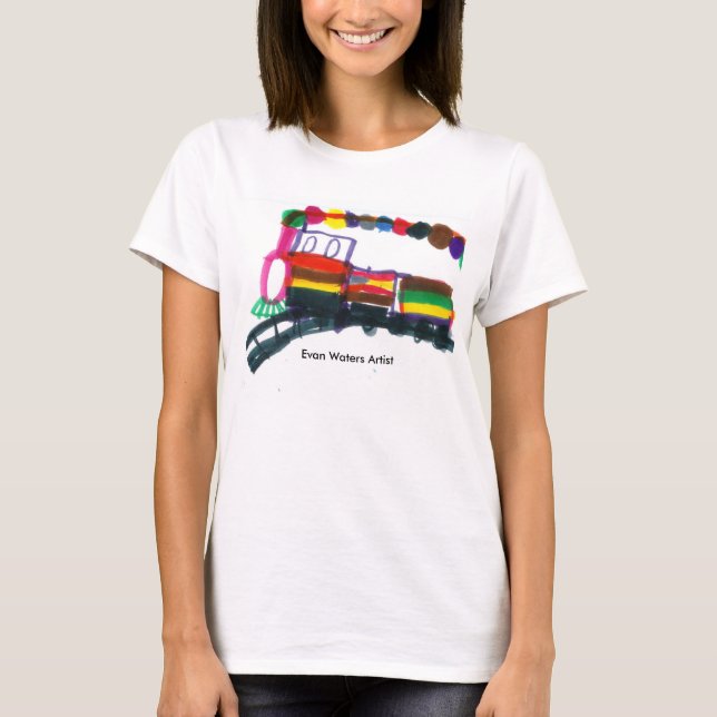 Camiseta Evan riega al artista (Anverso)