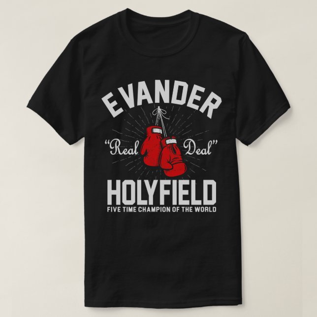 Camiseta Evander Holyfield Vintage Pocket (Diseño del anverso)