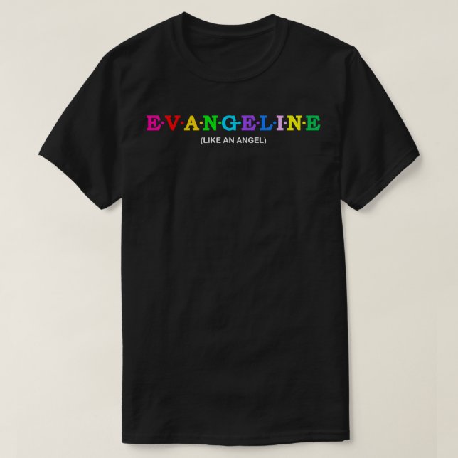 Camiseta Evangelina como un ángel (Diseño del anverso)