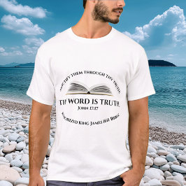Camiseta Evangelio de la Biblia Juan Verso Palabra de Dios