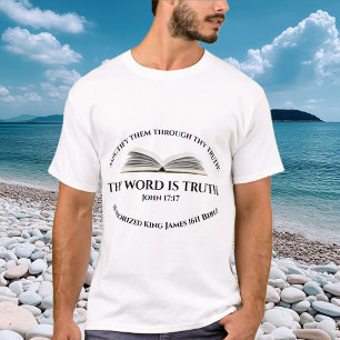 Camiseta Evangelio de la Biblia Juan Verso Palabra de Dios