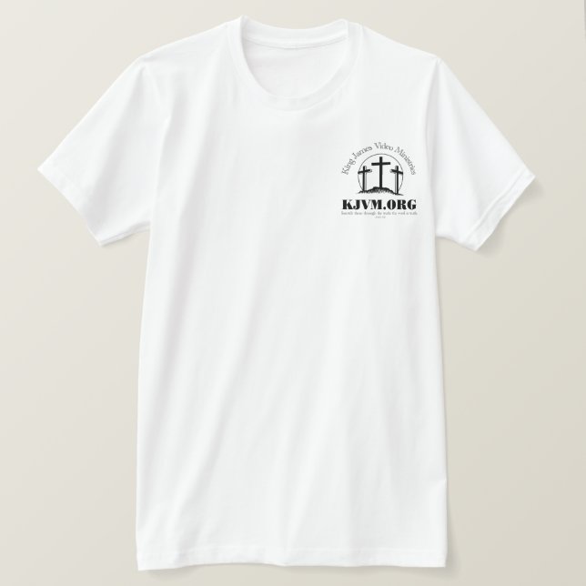 Camiseta Evangelio de los Ministerios John KJV (Anverso del diseño)