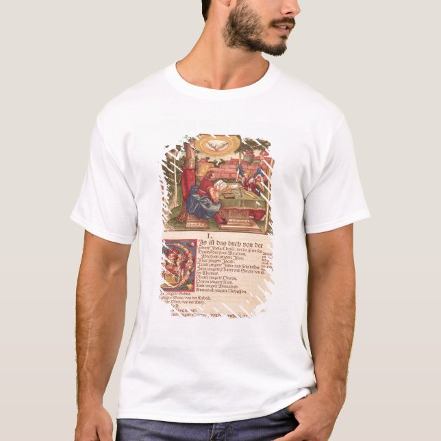 Camiseta Evangelio de St Matthew, libro I (Anverso)