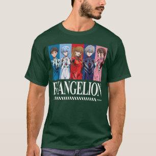 Camiseta Evangelion 222 Todos los Pilotos Reunidos
