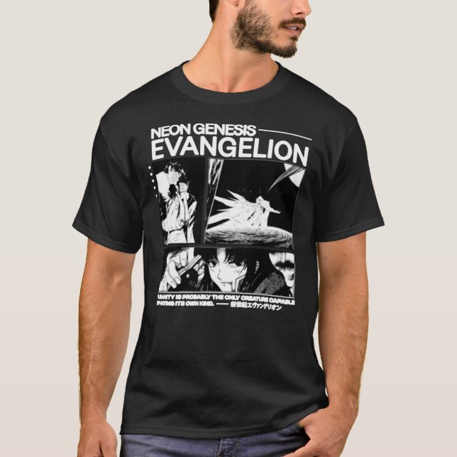 Camiseta Evangelion - Anime Estética Esencial  (Anverso)