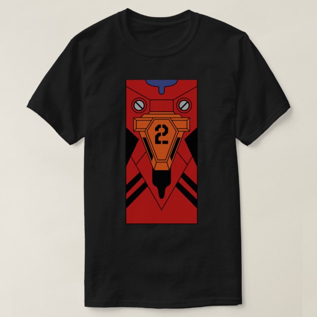 Camiseta Evangelion Asuka (Diseño del anverso)