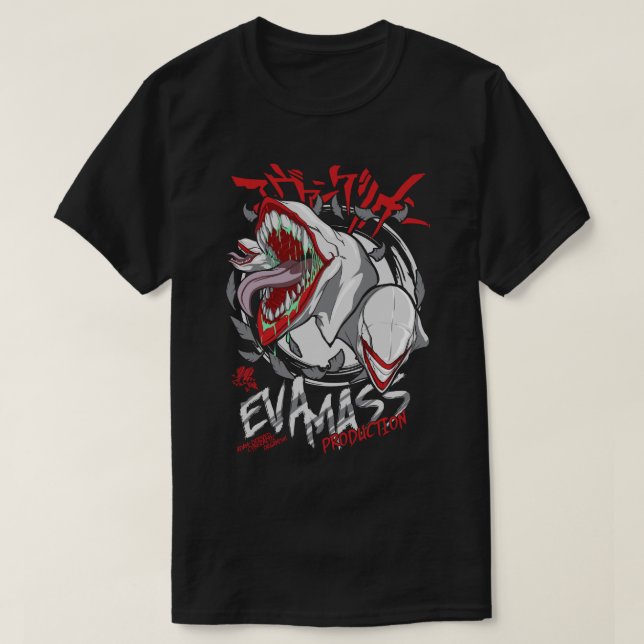 Camiseta Evangelion Eva Producción masiva T-Shirt (Diseño del anverso)