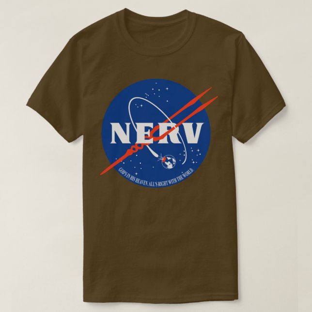 Camiseta Evangelion NERV 2 (Diseño del anverso)