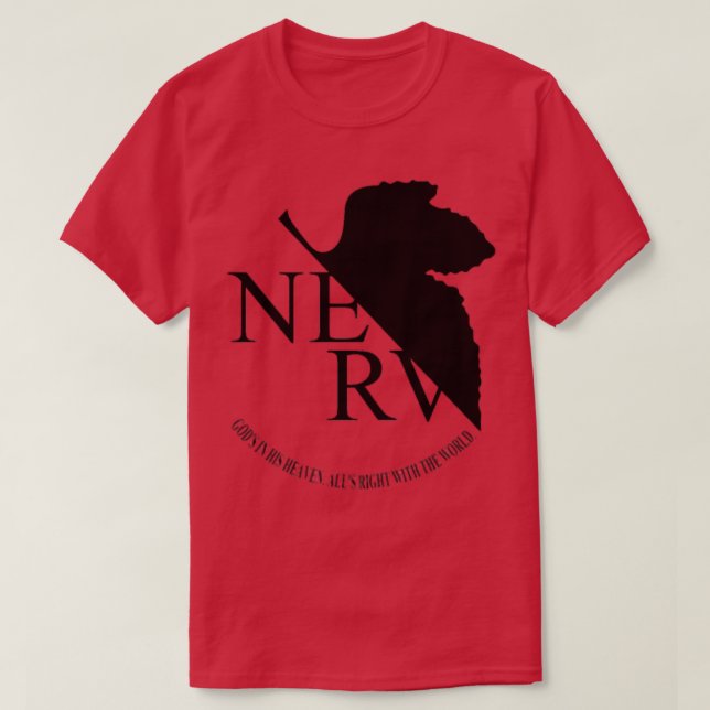 Camiseta Evangelion NERV 4 (Diseño del anverso)