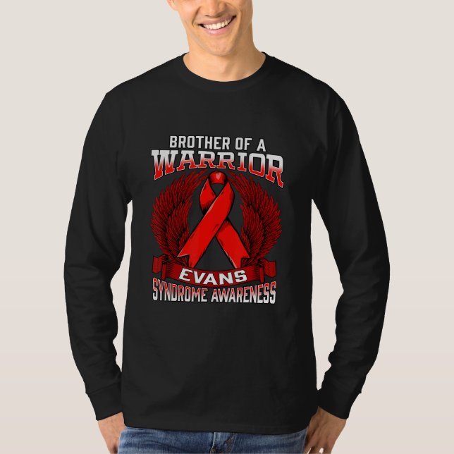 Camiseta Evans Syndrome Awareness Brother Support Ribbon (Anverso)