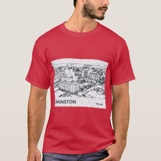 Camiseta Evanston Illinois sobredimensionado 2