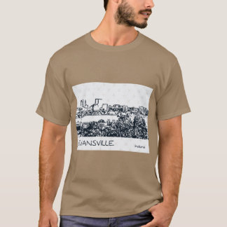 Camiseta Evansville Indiana sobrevalorada