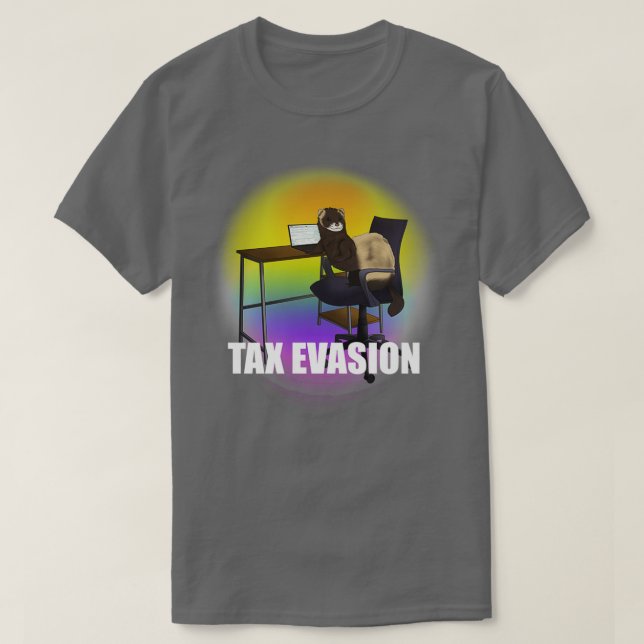 Camiseta evasión fiscal  (Diseño del anverso)