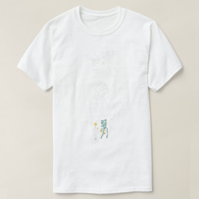 CAMISETA EVE CANTANTE EVE JAPONÉS SE HA VISTO FUERA DE BLAN (Diseño del anverso)