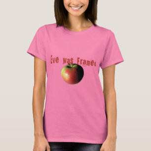 Camiseta Eve fue enmarcado