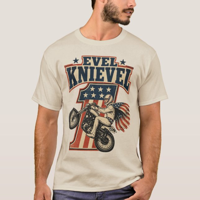 Camiseta EVEL Knievel (Anverso)