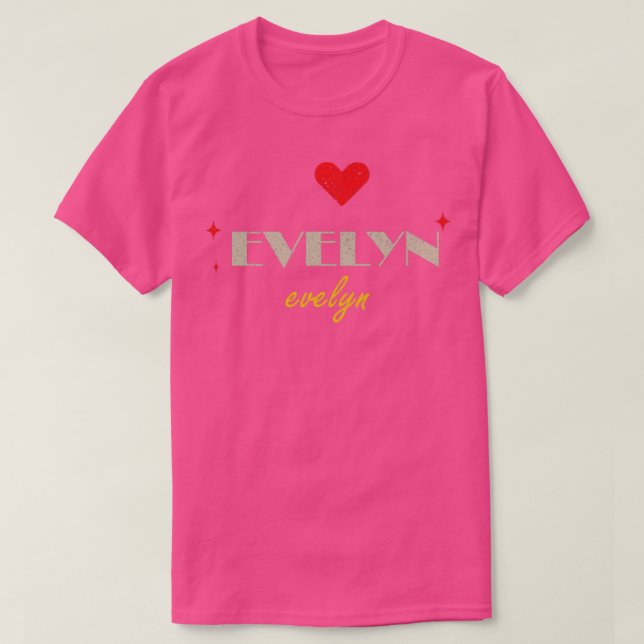 Camiseta Evelyn (Diseño del anverso)