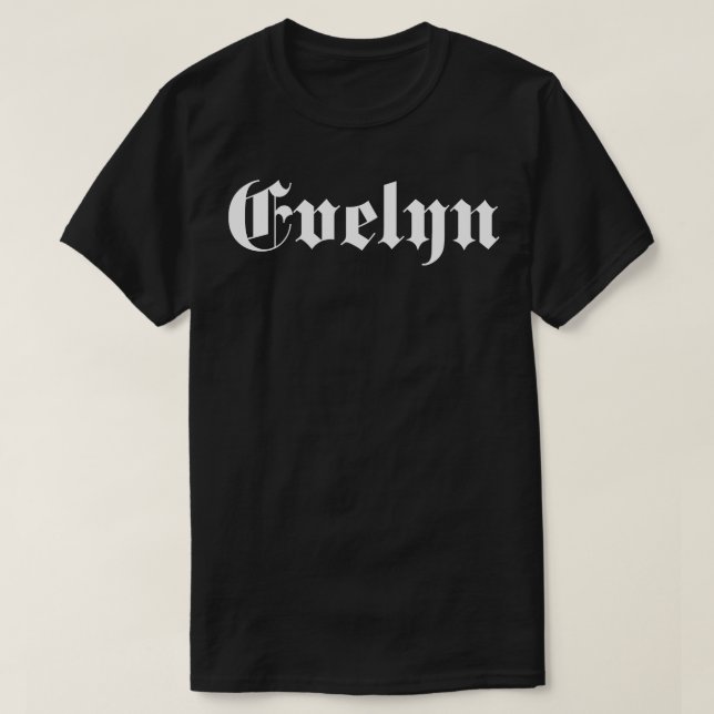 Camiseta Evelyn (Diseño del anverso)