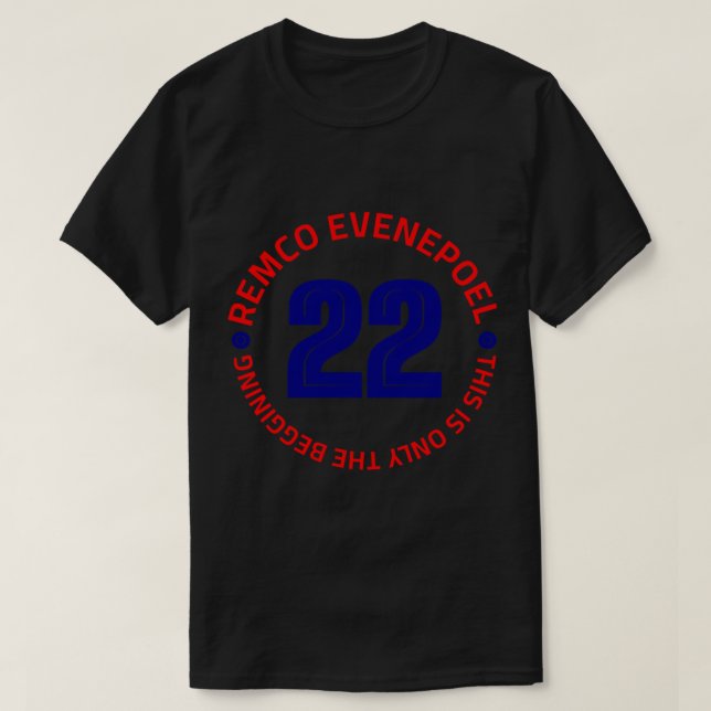 Camiseta Evenepoel Champion - La Vuelta 2022 (The Beginning (Diseño del anverso)