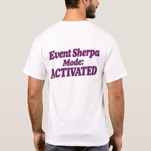 Camiseta Event Sherpa Modo: ACTIVADO