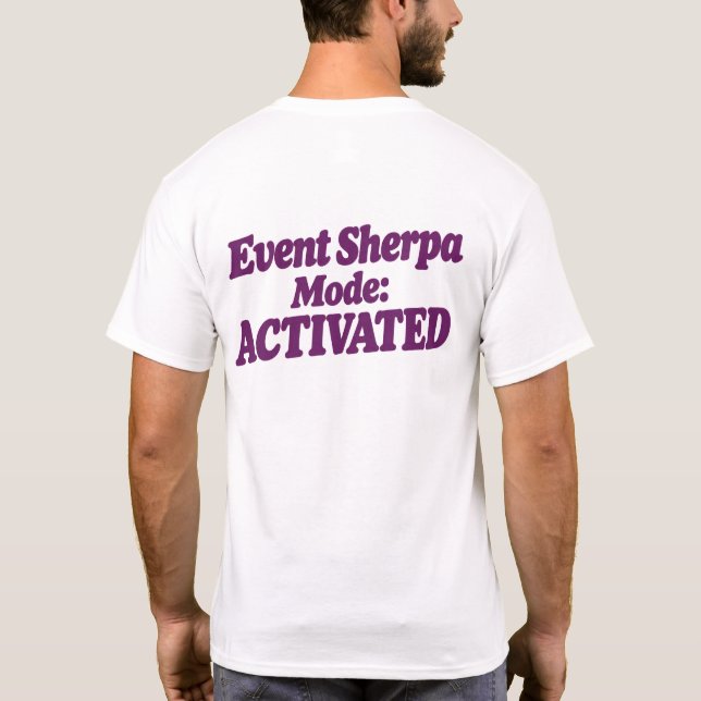 Camiseta Event Sherpa Modo: ACTIVADO (Reverso)
