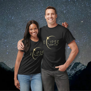 Camiseta Evento de Astronomía de Eclipse Solar 2026