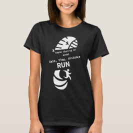 Camiseta Evento de Carrera Divertida Causa Promoción de Car