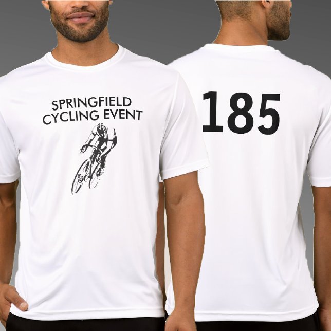 Camiseta Evento de ciclismo de ciclismo de carreras numerad (Subido por el creador)