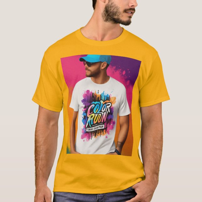 Camiseta Evento de ejecución de color. (Anverso)