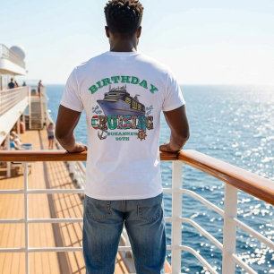 Camiseta Evento de grupo de crucero de cumpleaños personali