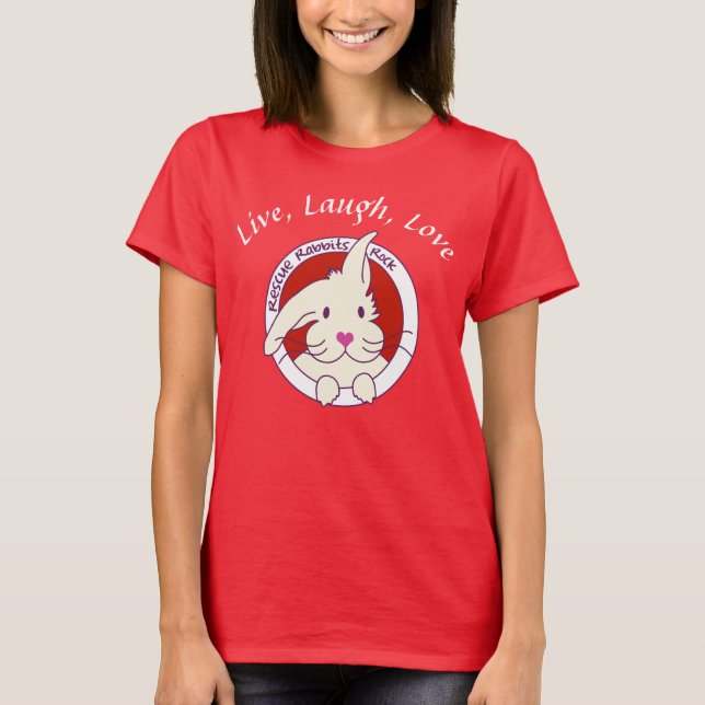 Camiseta Evento de recaudación de fondos de Live Laugh Love (Anverso)