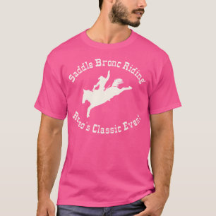 Camiseta Evento De Rodeo De Saddle Bronc