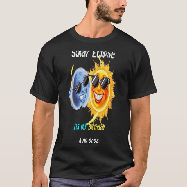 Camiseta Evento Divertido Eclipse Solar 4.08.24  (Anverso)