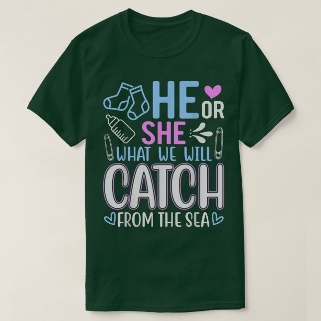 Camiseta Evento Fetal Baby Se Él O Ella Revelan Ideas (Diseño del anverso)