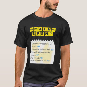 Camiseta Evento Principal Yeet Hashbrowns Triples Esparcido