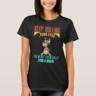 Camiseta Eventualmente podrías encontrar un cerebro Gráfico