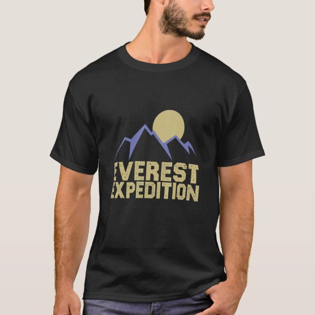 Camiseta Everest Expeditions Mountain Exploration Adventure (Anverso)