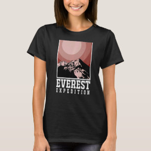 Camiseta Everest Expeditions Mountain Exploration Adventure
