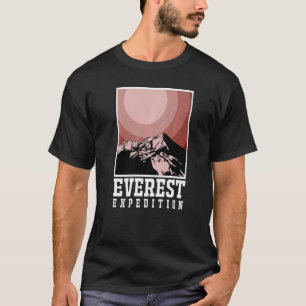 Camiseta Everest Expeditions Mountain Exploration Adventure
