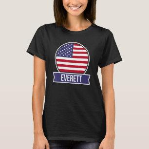 Camiseta Everett Estados Unidos nombre de lugar Estados Uni