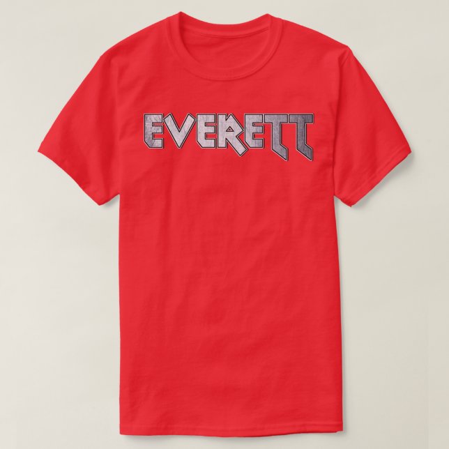 Camiseta Everett metalizado fuerte (Diseño del anverso)