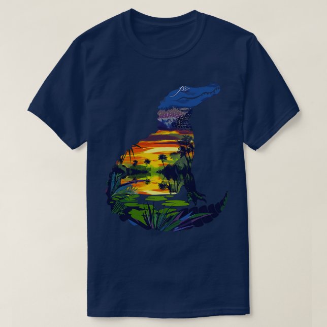 Camiseta Everglades Alligator (Diseño del anverso)