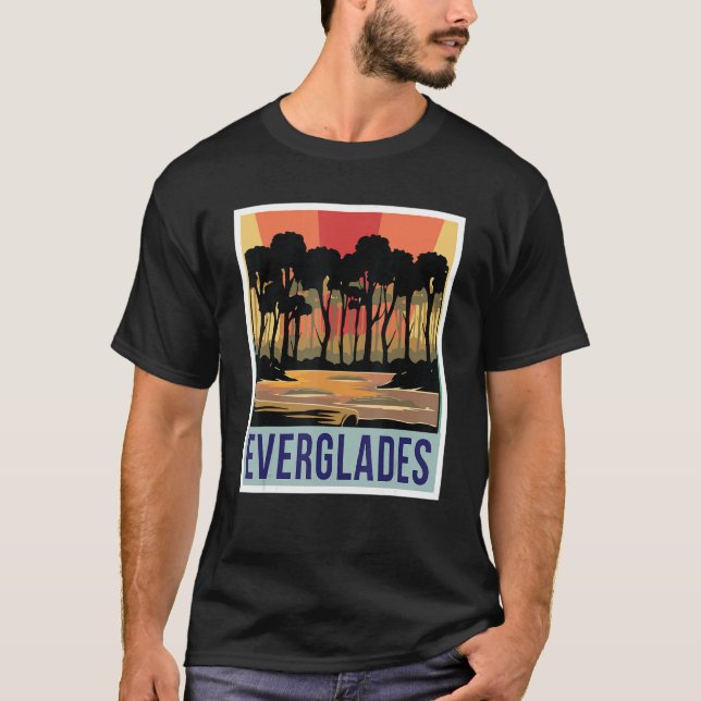 Camiseta Everglades Wetlands National Park Florida Souvenir (Anverso)
