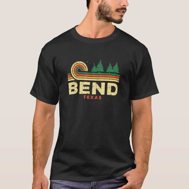 Camiseta Evergreen Sunset Bend Forest Texas Woods (Anverso)