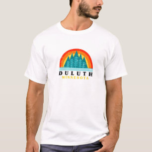 Camiseta Evergreen Sunset Duluth Forest Minnesota Woods Nat