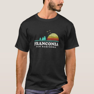 Camiseta Evergreen Sunset Franconia Forest New Hampshire Wo