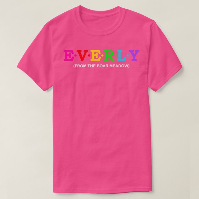 Camiseta Everly desde el prado de Boar (Diseño del anverso)